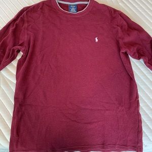 Polo Ralph Lauren - Men's Maroon Sweater- Large